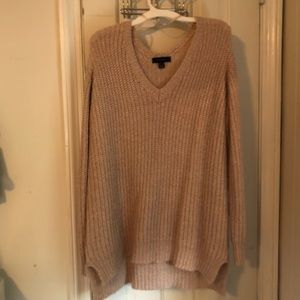 Pink/nude oversized sweater